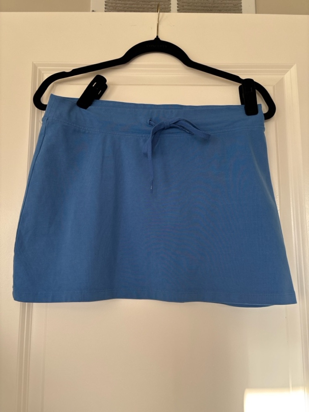 TNA Aritzia Blue Drawstring Mini Skirt Size S Soft Athleisure - Picture 4 of 5